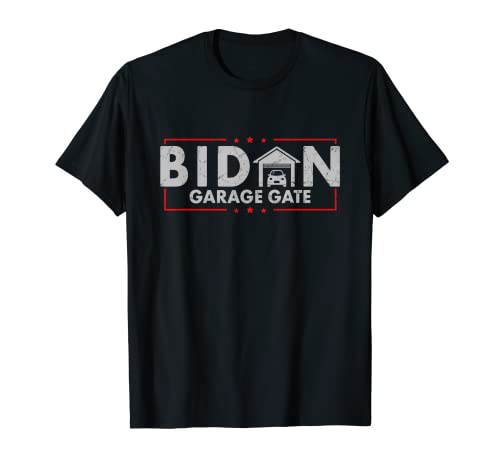 Biden Garage Funny Anti Biden – Portail de garage politique T-Shirt