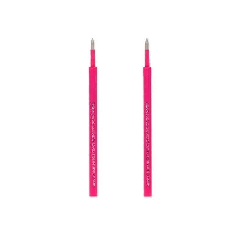 Set of Two Refiles for Gel Pens - Lovely Friends Pink
