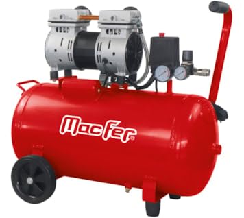 Compressor ar s/óleo silencioso CA4404 50l 2HP/1500W, 264 l/min, 8bar, 2850 RPM