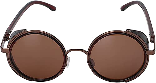 Image of OWL Steampunk Vintage Retro Round Circle Gothic Hippie Colored Plastic Frame Sunglasses Colored Lens