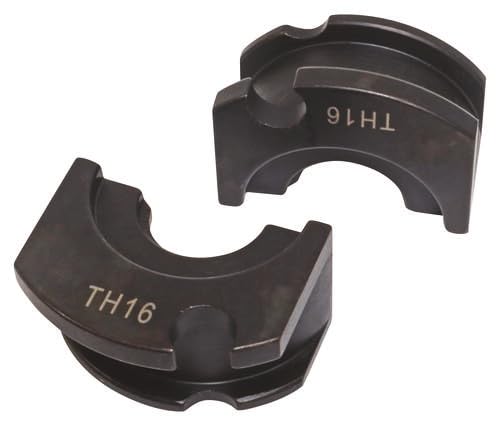 SOMATHERM FOR YOU - Lot de Mâchoires Profil TH - Ø16-20-26-32 mm - Compatible avec Pince à Sertir - Noir - Pour Raccords Multicouche et Pince Radial | Sertissez tous vos diamètres de tube multicouche grâce à ce lot de mâchoires profil TH.