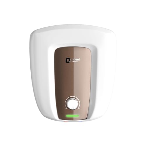 Orient Electric Aquator Edge Geyser|25L Storage Water Heater| Faster Heating with Whirlflow Technology| Ultra Diamond Glassline Tank | BEE 5-star rate