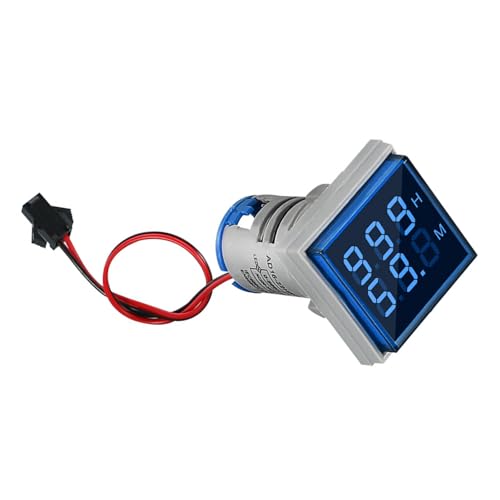 Compteur horaire à double affichage avec trous de ventilation et faible consommation d'énergie pour diverses industries