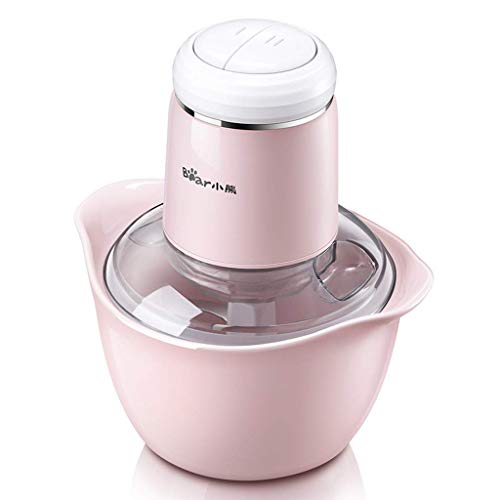 Elektrischer Fleischwolf 200 W Reinkupfer Motor Mini 2 Datei einstellbar Multifunktions-Küchenmaschine 1,2 l Keramikschale,