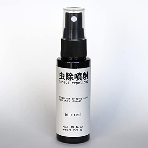 INSECT REPELLANT 虫除噴射 40ml 虫除けリキッドスプレー インストゥルメンタル 虫よけ アウトドア 外遊び 天然由来