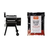 Traeger Grills Pro 575 Wood Pellet Grill and Smoker, Black with Signature Blend Pellets 18 lb Bag
