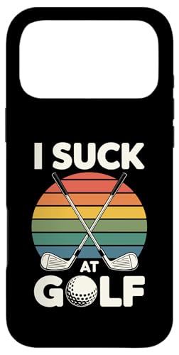 I Suck At Golf Loser Dad ȃW[N St X}zP[X iPhone 17 Pro Max p