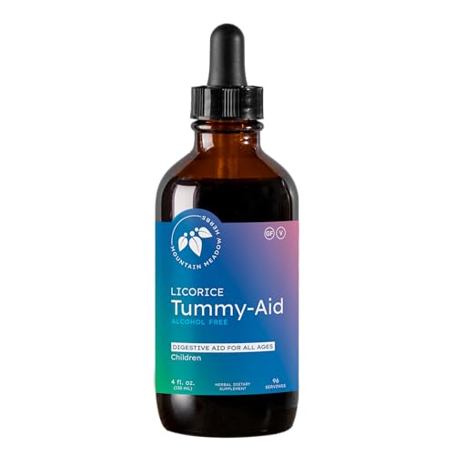 Mountain Meadow Herbs Licorice Tummy-Aid for Babies & Kids – Gas Relief Drops for Colic, Upset...