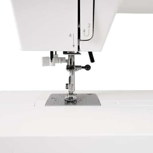 Image of Janome 1522SG Mechanical Sewing Machine - Aesthetic Soft Green Sewing Machine for Beginners, 22 Built in Stitches, 1 Step Buttonhole, Heavy Duty Metal Frame, Built in Needle Threader for Easy Use