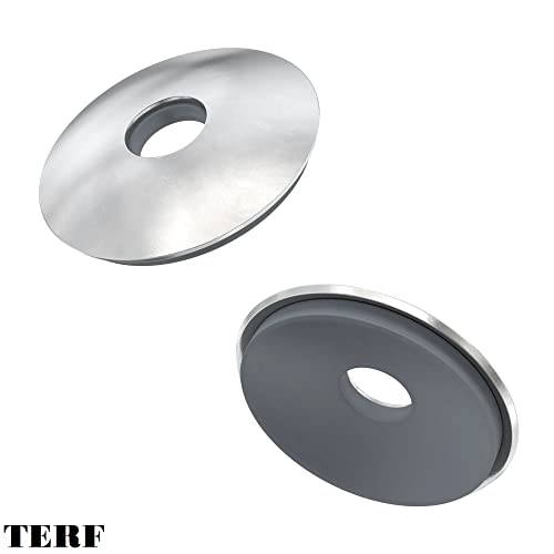 TERF® M5 (5mm) X 16mm X 2.8mm Bonded Sealing Washers Galvanised Steel EPDM Neoprene Rubber Bonded Gasket Washers Silo Washer Size 5.0mm ID X 16mm OD X 2.8mm Thickness - Image 2