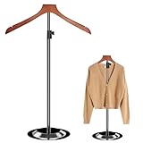 hanvate Hemdständer, 55,9 - 96,5 cm, höhenverstellbar, für Hemden, Schaufensterpuppe, Hemdenständer, T-Shirt-Präsentationsständer für Bekleidungsverkäufer, Geschäfte, dampfende Kleidung