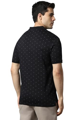 Image of Louis Philippe Men's Cotton Solid Regular Fit T-Shirt