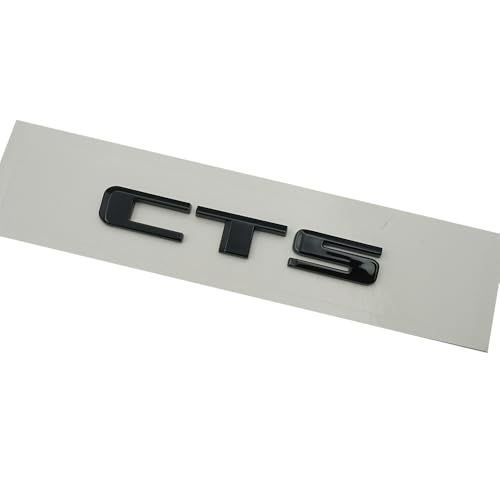 Emblema CTS negro brillante para solucionar pérdida o deterioro de insignias traseras 6