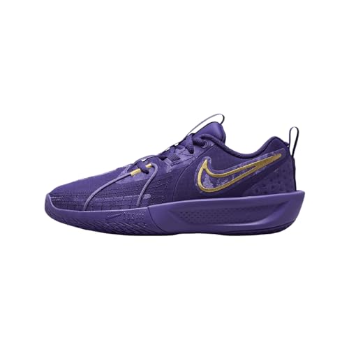 Nike G.T. Cut 3 Big Kids' Basketball Shoes (FZ7300-500, Court Purple/Field Purple/Wild Violet/Ink) Size 4.5