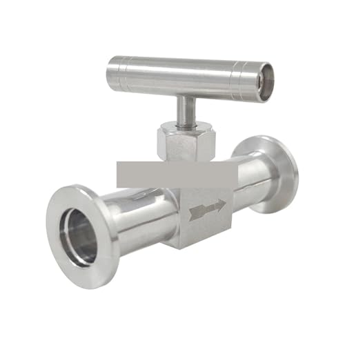 Válvula de parada de flujo KF25 para laboratorios y cámaras de vacío 2