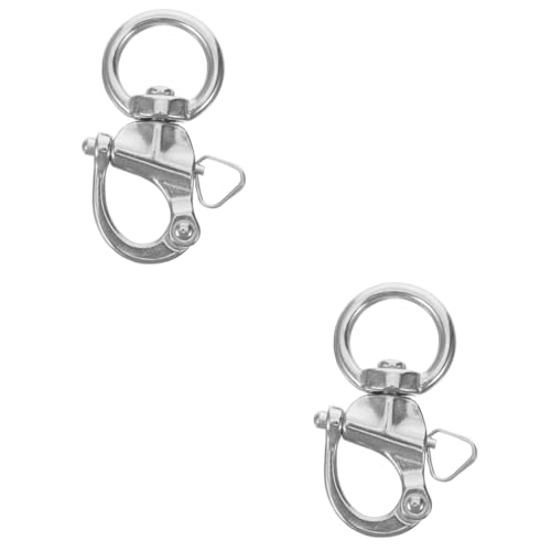 OSALADI Pcs Heavy Duty Carabiner Clip Marine Jaw Swivel Snap Shackle Quick Release Clip Belt Buckle