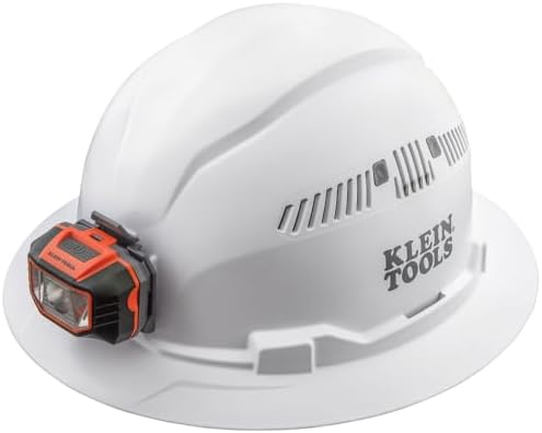 Klein Tools 60407 Hard Hat, Light, Vented Full Brim Style, Padded...