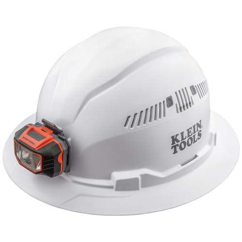 Klein Tools Hard Hat with Light and Vented Brim
