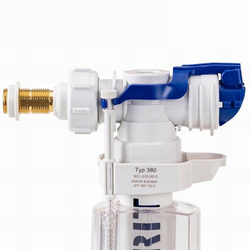 MIUFA Messing Einlassventile Ersatz für WC-Spülkasten kompatibel mit Geberit Impuls 380 Seitenfüllventil 3/8 Zoll