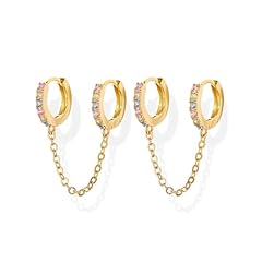 Link-Multicolour CZ & Double & Hoop