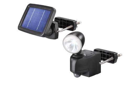 Preisvergleich Produktbild esotec Solar PIR-Wandstrahler, schwarz 102412