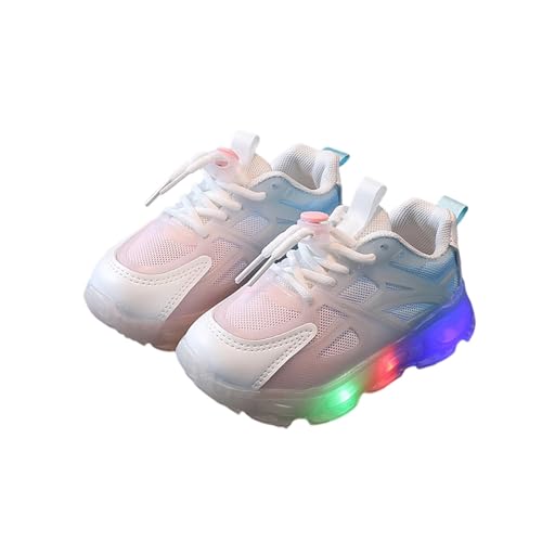 Little Boys Girls Light Up Shoes Breathable Lightweight Comfy Soft Running Tennis Sneakers for High Shoes for Boys2