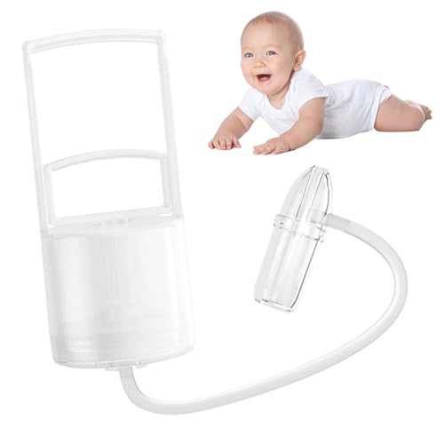 Lavado Nasal Bebe,Aspirador nasal para bebé,Sacamocos bebe,Saca Mocos,Aspirador Nasal Bebe,Aspirador Nasal Portátil,Limpiador Nasal de Silicona Suave para Bebés Pequeños