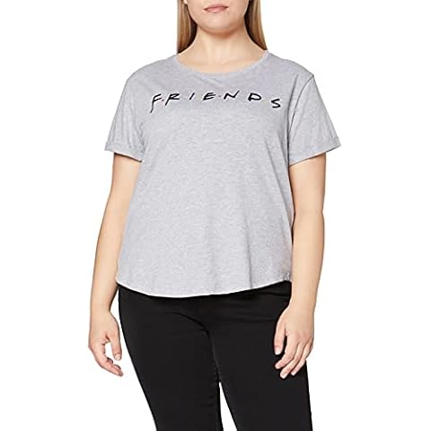 Camiseta FRIENDS Títulos Gris Cover
