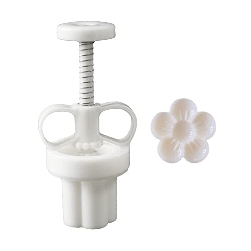 Asukohu Stampo per torta di luna, in plastica, per torte di luna, a forma di fiore, per dolci, per feste di autunno