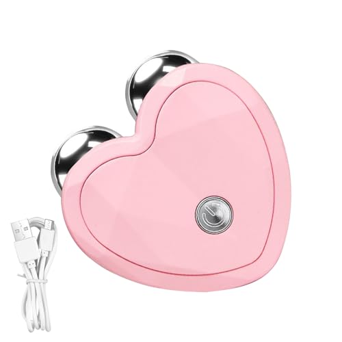 Masajeador Facial - Aparato Lifting Rostro | Dispositivo Belleza Microcorriente | Máquina Reafirmante EMS Forma V, Rodillo Eléctrico Para Levantamiento Firmeza Rejuvenecimiento, Múltiples Modos, Recar