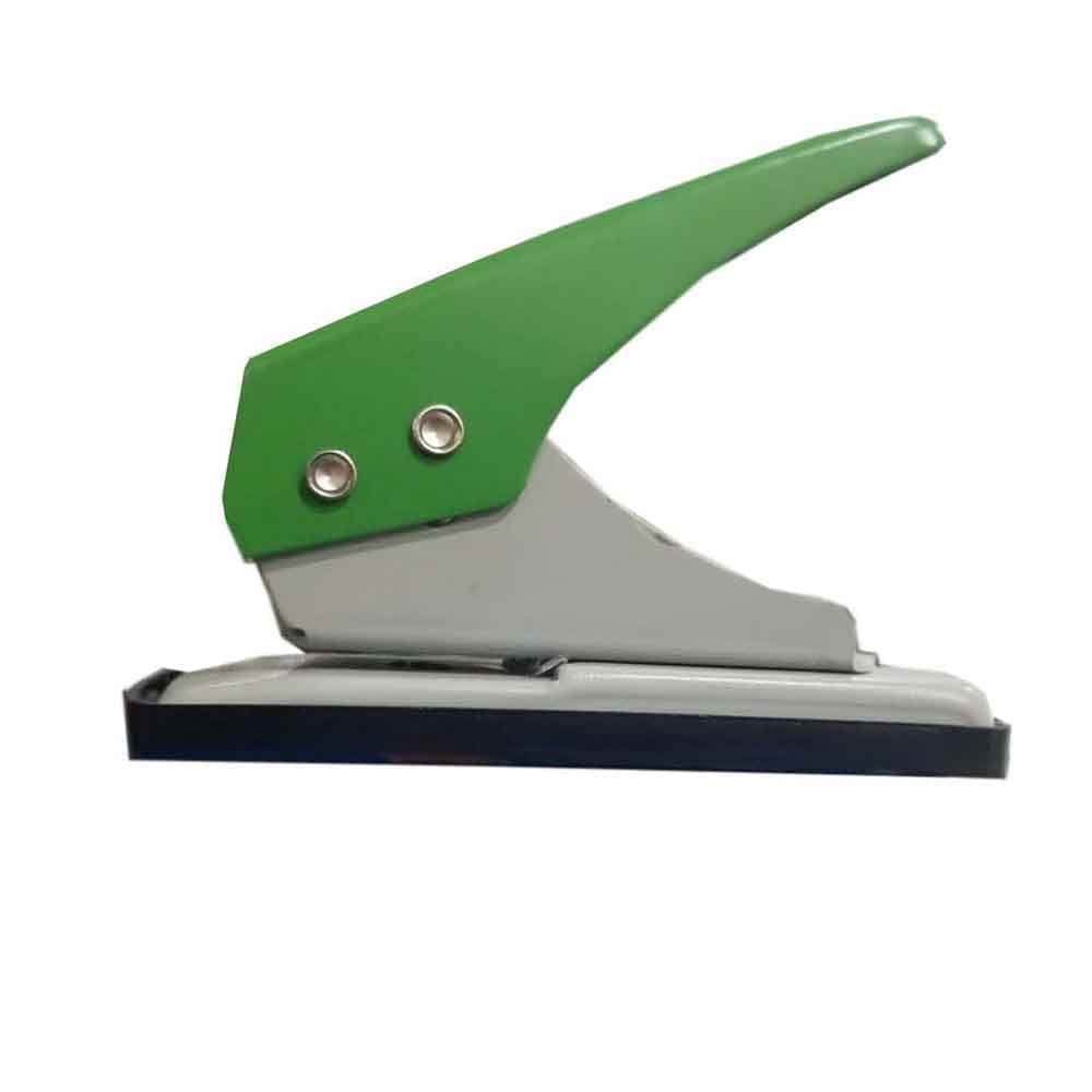 Punch Paper Punch with a single hole 1 Hole Puncher 10 Sheet Punch Capacity (Green)