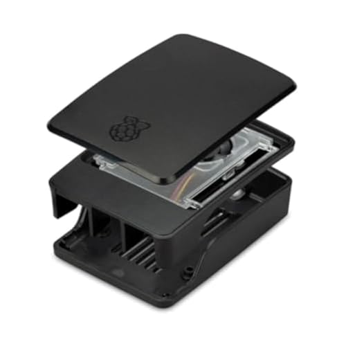 Official Case for Raspberry Pi 5, Raspberry Pi 5 Case, Black/Grey
