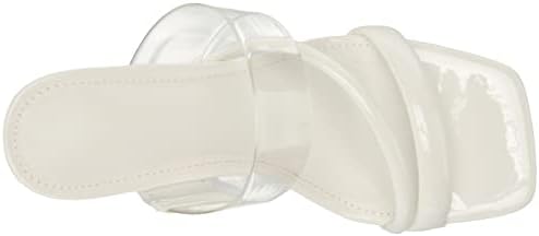 Anne Klein Women's Freda Pump, White/Clear, 8 | Image 4