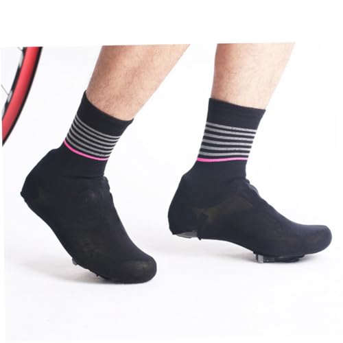 Cubrezapatillas de ciclismo para hombres en color negro protectores de calzado 5