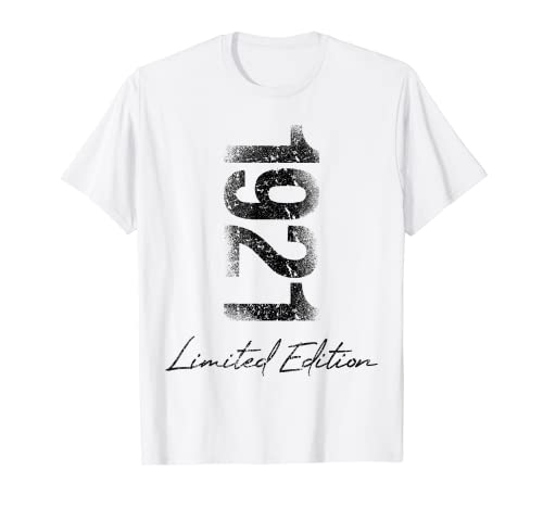 Cumpleaños 1921 Edición limitada Regalo Usado Grunge Vintage Camiseta