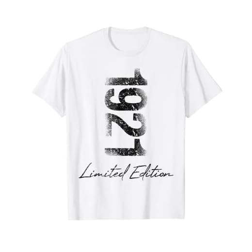 Cumpleaños 1921 Edición limitada Regalo Usado Grunge Vintage Camiseta