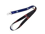 Tennada Fullmetal Neck Lanyard with Claw Clasp | Key Holder, ID Badge Holder, Whistle Holder