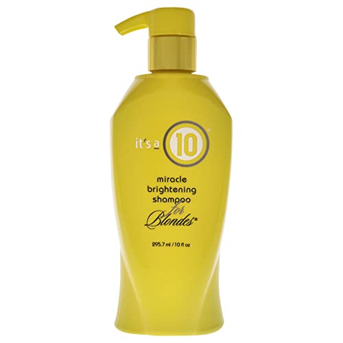 It's a 10 Haircare Miracle Brightening Shampoo for Blondes, 10 Ounce