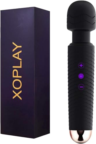 Personal Wand Massager Vibrator for Women, XOPLAY Rechargeable Vi...
