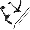 Motorcycle Forward Controls Pegs Levers Linkages Kit Set Fit for Harley Dyna Low Rider Fat Bob Street Bob Wide Glide FXDF 2006-2017