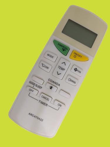 Image of AMAZOR Ac Remote- Model 132 B ARC470A22 ARC470A1 ARC470A5 132B Compatible with Daikin Ac Remote