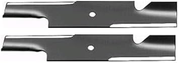 Set of Two 2 16.5" X 3" X 0.204" X 5/8" CH Blades Compatible Replacement for Scag Code 482466. Fits Most 32" Cut Scag Mowers