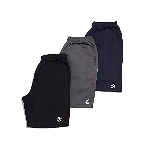 Kit 3 Bermuda. Infantil Tactel OX SILVER Bolsos Frente e Costa Tamanho:8