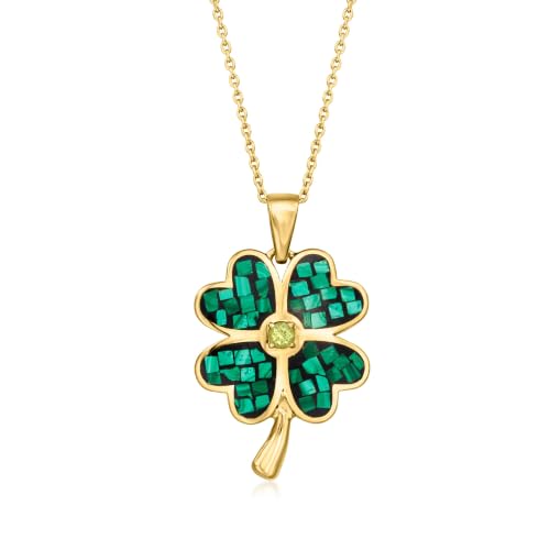 Ross-Simons Carved Malachite Inlay...