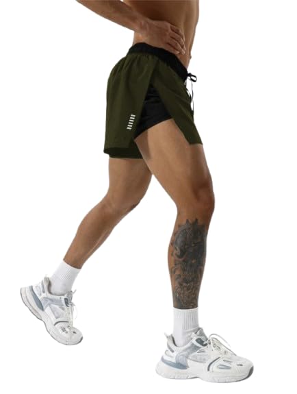 Image of culish Dual Layer Sports Shorts for Mens