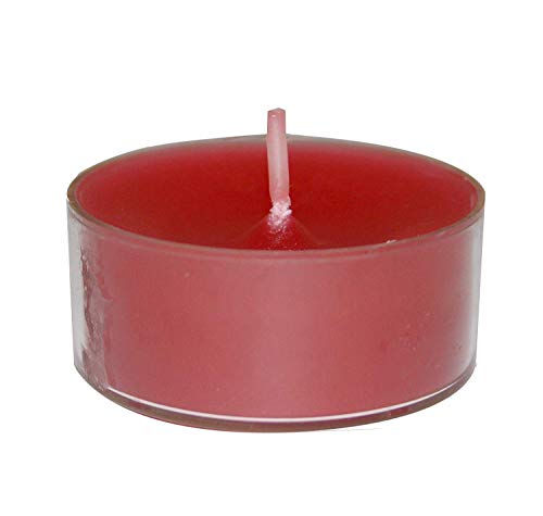 144x Teelichter rot in Acrylcup Kerzen 4 Std. Brenndauer Gastronomie Teelicht