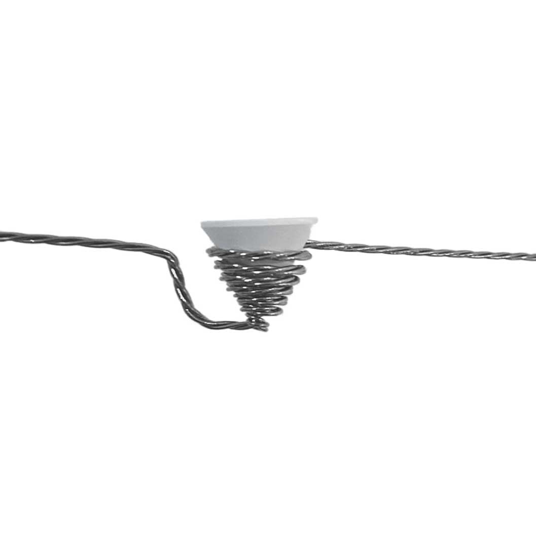 Crogioli conici in nitruro di boro for rivestimento - 1 pezzo, ideali for cestelli in filo di tungsteno, da 0,25 ml a 3 ml(0.5mL(15x15mm) No Tungsten Basket)