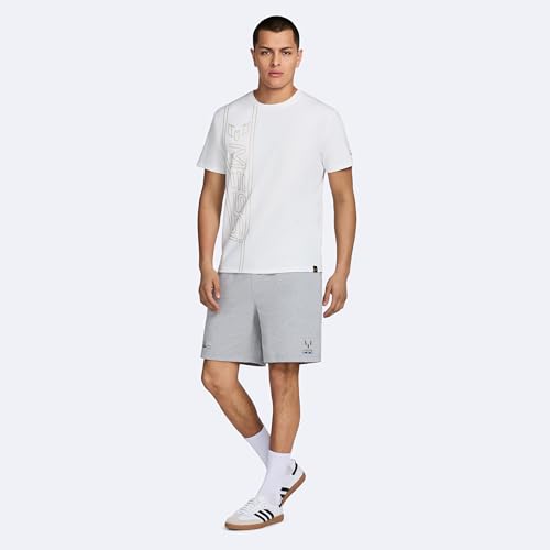 Image of Messi Men's Lifestyle Side Track Poly Tee, Standard Fit T-Shirt, Polyester & Spandex