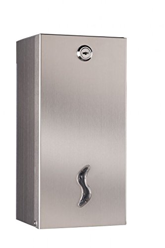 Dispenser Carta Igienica Interfogliata Maxi In Acciaio Inox Laminart (Acciaio Inox Satinato)