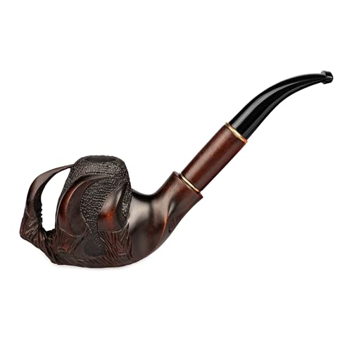 Dr. Watson - Fajka, Luksusowa Seria Kolekcjonerska, Ręcznie Rzeźbiona z Drewna Gruszy, Pasuje do Filtra 9mm (Szpon)